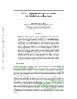 TOMA: Topological Map Abstraction for Reinforcement Learning