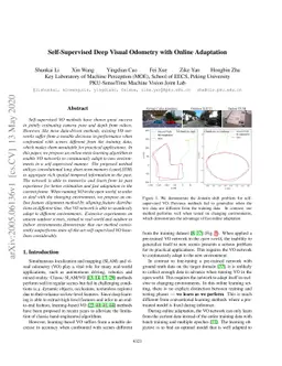 Self-Supervised Deep Visual Odometry with Online Adaptation