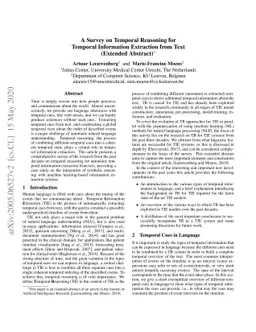 A Survey on Temporal Reasoning for Temporal Information Extraction from
  Text (Extended Abstract)