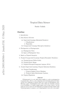 Tropical Data Science