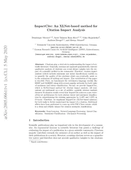 ImpactCite: An XLNet-based method for Citation Impact Analysis