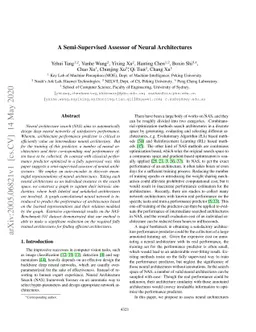 A Semi-Supervised Assessor of Neural Architectures