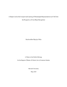 A Deeper Look at the Unsupervised Learning of Disentangled
  Representations in $β$-VAE from the Perspective of Core Object
  Recognition