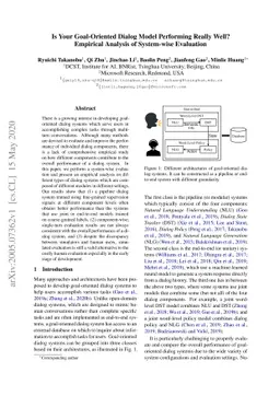 Is Your Goal-Oriented Dialog Model Performing Really Well? Empirical
  Analysis of System-wise Evaluation