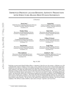 Improved Protein-ligand Binding Affinity Prediction with Structure-Based
  Deep Fusion Inference