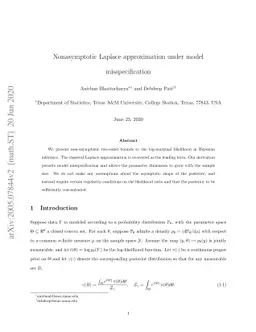 Nonasymptotic Laplace approximation under model misspecification
