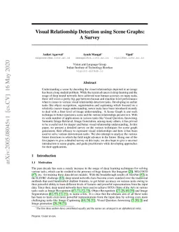 Visual Relationship Detection using Scene Graphs: A Survey