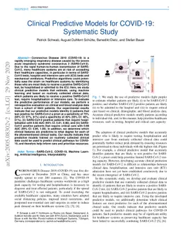 Clinical Predictive Models for COVID-19: Systematic Study