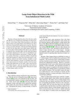 Large-Scale Object Detection in the Wild from Imbalanced Multi-Labels
