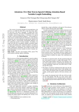 Attentron: Few-Shot Text-to-Speech Utilizing Attention-Based
  Variable-Length Embedding