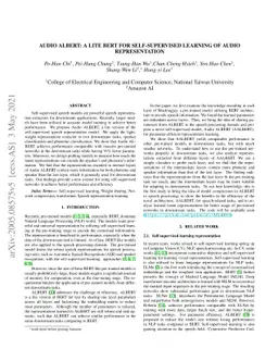 Audio ALBERT: A Lite BERT for Self-supervised Learning of Audio
  Representation