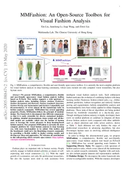 MMFashion: An Open-Source Toolbox for Visual Fashion Analysis