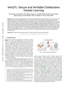 VerifyTL: Secure and Verifiable Collaborative Transfer Learning