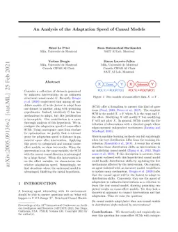 An Analysis of the Adaptation Speed of Causal Models