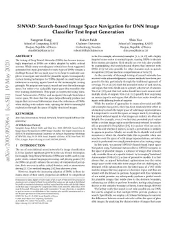 SINVAD: Search-based Image Space Navigation for DNN Image Classifier
  Test Input Generation