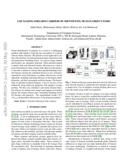 Localizing Firearm Carriers by Identifying Human-Object Pairs