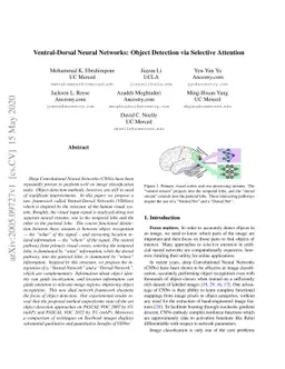 Ventral-Dorsal Neural Networks: Object Detection via Selective Attention