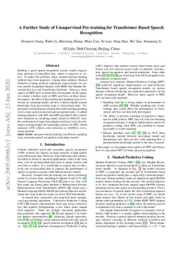 A Further Study of Unsupervised Pre-training for Transformer Based
  Speech Recognition