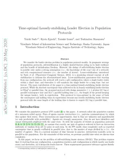 Time-optimal Loosely-stabilizing Leader Election in Population Protocols