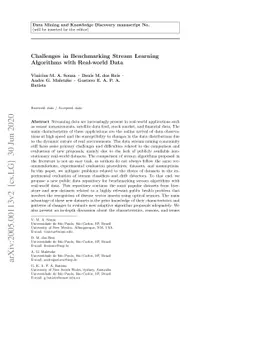 Challenges in Benchmarking Stream Learning Algorithms with Real-world
  Data