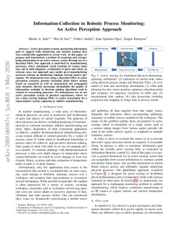 Information-Collection in Robotic Process Monitoring: An Active
  Perception Approach