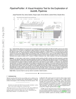 PipelineProfiler: A Visual Analytics Tool for the Exploration of AutoML
  Pipelines