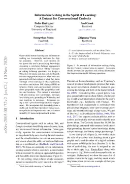 Information Seeking in the Spirit of Learning: a Dataset for
  Conversational Curiosity