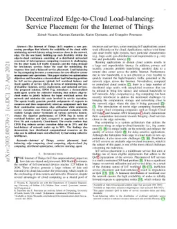 Decentralized Edge-to-Cloud Load-balancing: Service Placement for the
  Internet of Things
