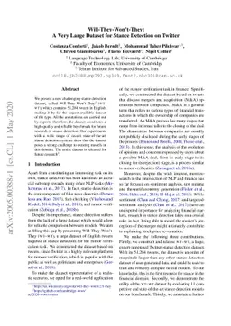 Will-They-Won't-They: A Very Large Dataset for Stance Detection on
  Twitter