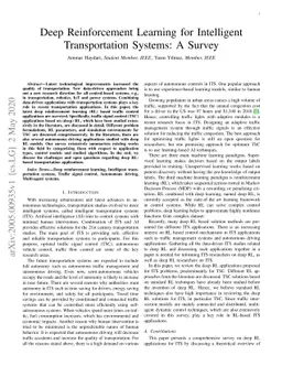 Deep Reinforcement Learning for Intelligent Transportation Systems: A
  Survey