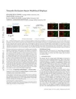 Towards Occlusion-Aware Multifocal Displays
