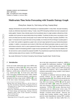 Multivariate Time Series Forecasting with Transfer Entropy Graph