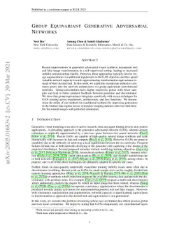 Group Equivariant Generative Adversarial Networks