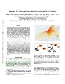 Learning Geo-Contextual Embeddings for Commuting Flow Prediction