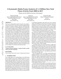 A Systematic Media Frame Analysis of 1.5 Million New York Times Articles
  from 2000 to 2017