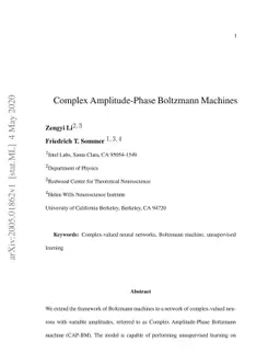 Complex Amplitude-Phase Boltzmann Machines