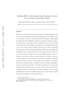 FarsBase-KBP: A Knowledge Base Population System for the Persian
  Knowledge Graph