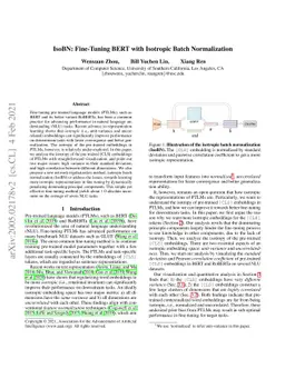 IsoBN: Fine-Tuning BERT with Isotropic Batch Normalization