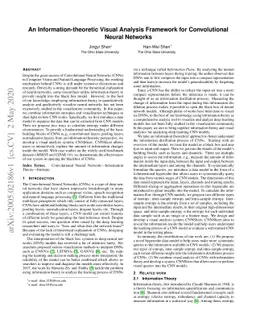 An Information-theoretic Visual Analysis Framework for Convolutional
  Neural Networks