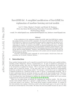 SurvLIME-Inf: A simplified modification of SurvLIME for explanation of
  machine learning survival models