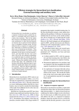 Efficient strategies for hierarchical text classification: External
  knowledge and auxiliary tasks