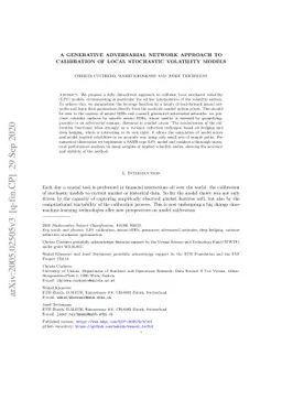 A generative adversarial network approach to calibration of local
  stochastic volatility models