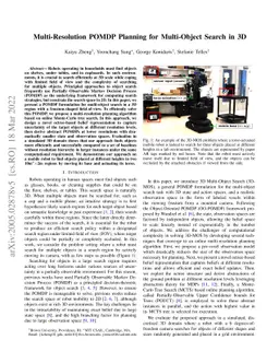 Multi-Resolution POMDP Planning for Multi-Object Search in 3D