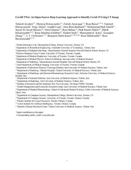 CovidCTNet: An Open-Source Deep Learning Approach to Identify Covid-19
  Using CT Image