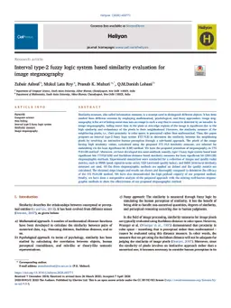 Interval type-2 fuzzy logic system based similarity evaluation for image
  steganography