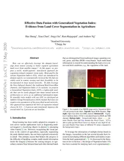 Effective Data Fusion with Generalized Vegetation Index: Evidence from
  Land Cover Segmentation in Agriculture