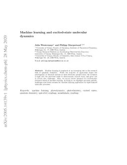 Machine learning and excited-state molecular dynamics