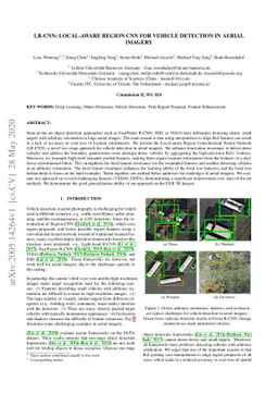 LR-CNN: Local-aware Region CNN for Vehicle Detection in Aerial Imagery