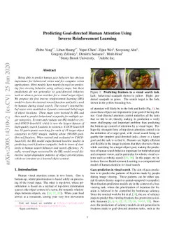 Predicting Goal-directed Human Attention Using Inverse Reinforcement
  Learning