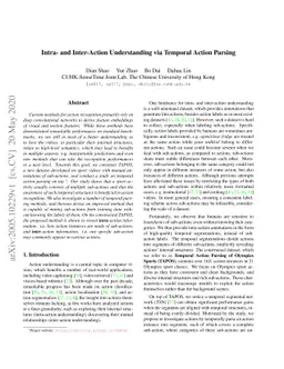 Intra- and Inter-Action Understanding via Temporal Action Parsing